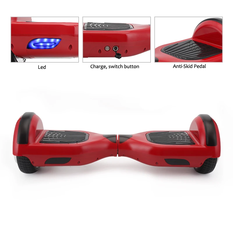 4 colores Hoverboards auto Balance eléctrico Hoverboard monociclo por la borda Gyroscooter Oxboard monopatín dos ruedas Hoverboard - 2
