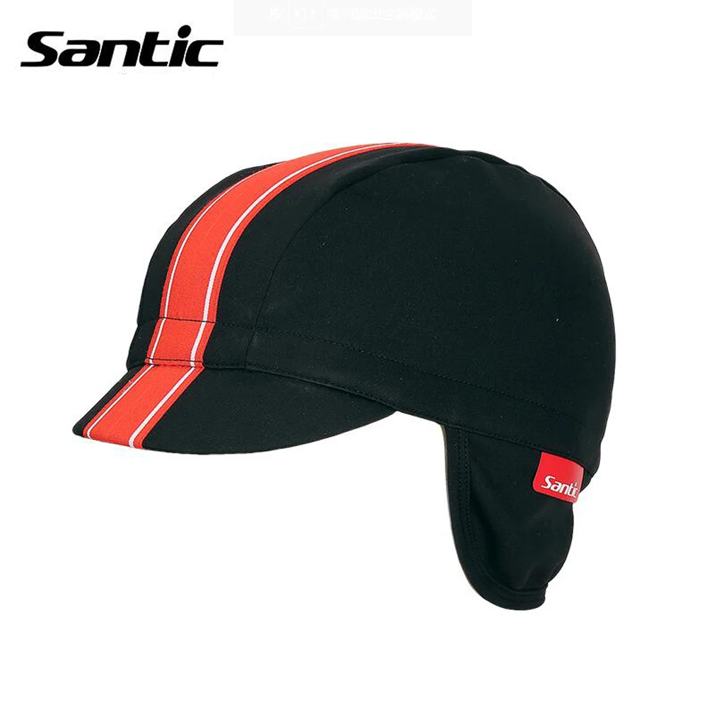 Mens Cycling Cap Winter Windproof Warm Riding Earmuffs Cover Santic