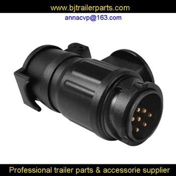 

high quality trailer adapter 13pin to 7 pin car trailer connector plug adapter towbar trailer truck ute boat caravan