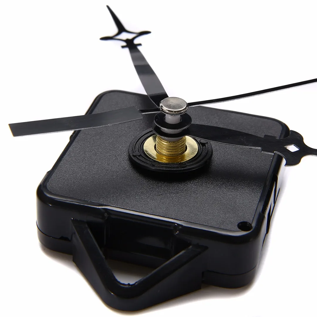 Shellhard DIY Clock Movement Mechanism Classic Black Quartz Watch Wall Clock  Repair Parts Essential Tools