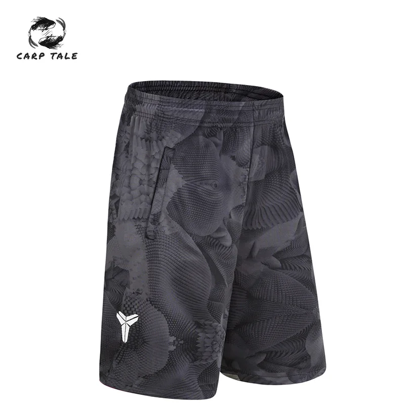 

Wholesale basketball pants shorts five pants black Mamba loose large size over the knee speed dry breathable running pants