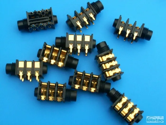 HIFI 6 35mm Headphone Amplifier Jack Gold plated Switzerland NEUTRIK Socket Audio Stereo DIY Free Shipping