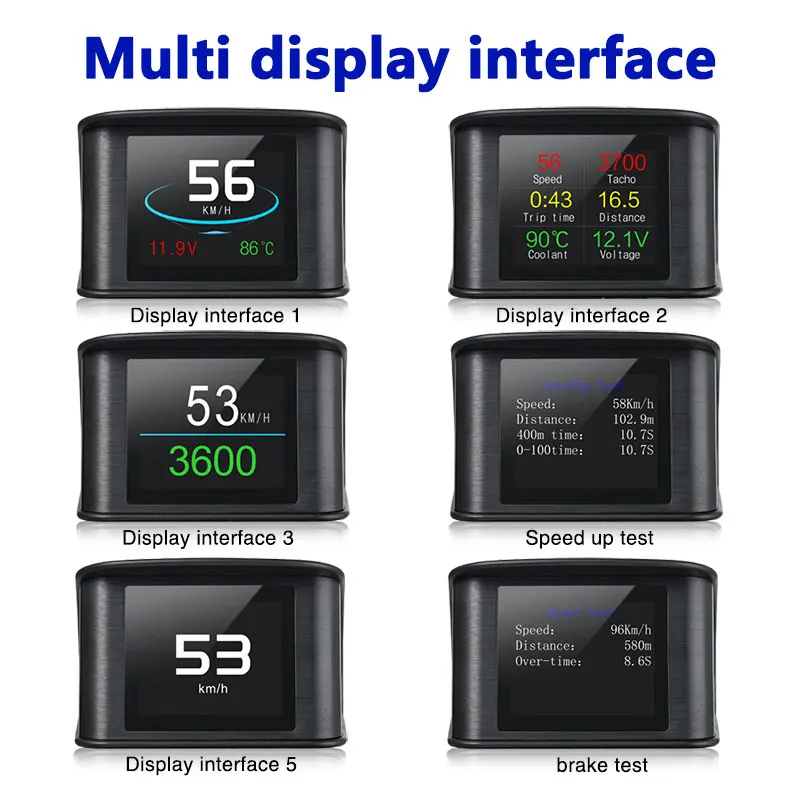 GEYIREN P10 Автомобильный бортовой компьютер цифровой OBD вождения экрана вашего