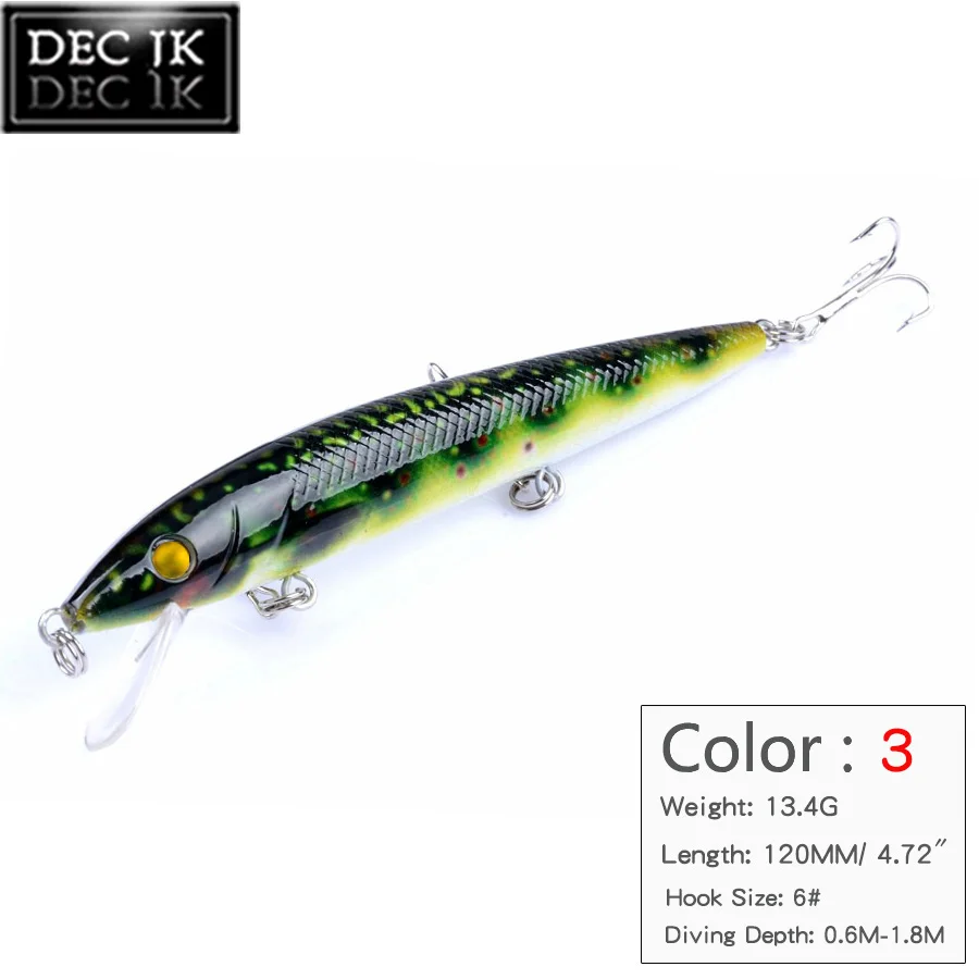 3D Eyes Floating Minnow Sea Fishing Lure Crankbaits Swimbait With Hook Wobblers Lures Laser Painted Hard Bait Artificial Baits (4)
