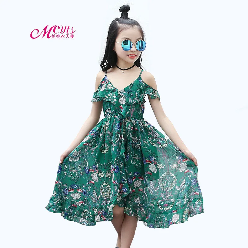 Fashion Girls Dresses Bohemian Girls Kids Cotton Summer Sleeveless Floral Sling Beach Dress 4 8 12 14 15 Years Children Clothing Fashion Girls Dresses Bohemian Girls Kids Cotton Summer Sleeveless Floral Sling Beach Dress 4 8 12 14 15 Years Children Clothing