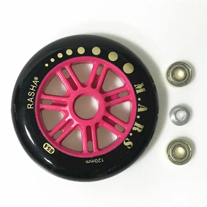 8-Pack PU Inline Skate Wheels – 85A Hardness In 90mm, 100mm, 110mm For Speed Skating & Training