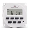 TM618H DC 12V 24V AC 110V 120V 220V 230V Volt Voltage Output Digital 7 Days Weekly Programmable Timer Switch Time Relay Control 3