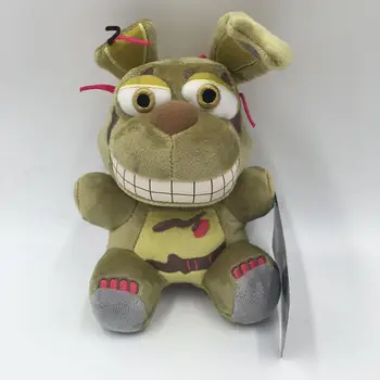 18cm Green Rabbit Five Nights At Freddy's FNAF Freddy Fazbear Bear Foxy Plush Doll Fnaf Stuffed & Plush Animals Toys For Kids freddy fazebear chica foxy full face latex mask costume toys five nights at freddy fnaf halloween horror mask brinqudoes l2079