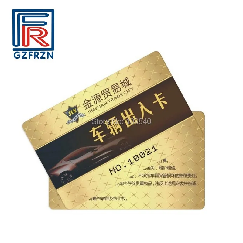 100pcs/lot Customized printing CR80 Plastic PVC 125khz RFID Card for access control