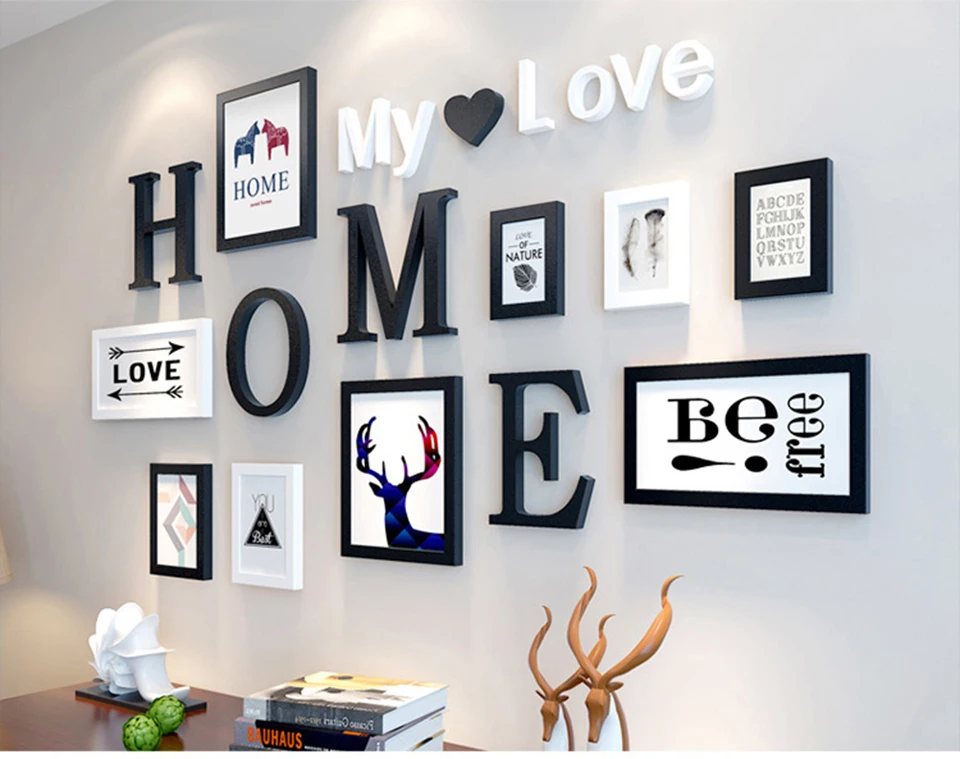 2Wooden Picture Frame Sets