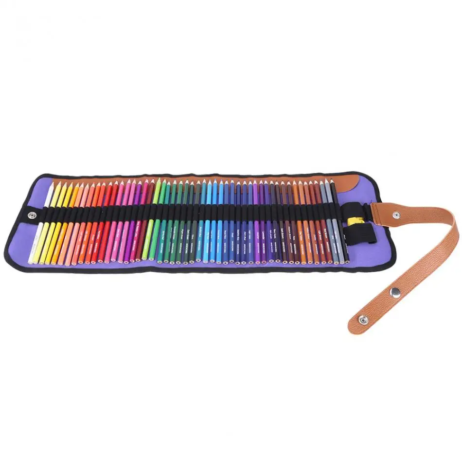 50 pz Art Drawing Set Matita Colorata Arte Matite Scatola di Caso 50 x Matite Colorate 1 x Cassa di Matita 1 x Temperamatite