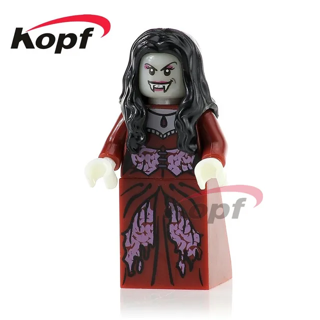 Cheap Single Sale PG1078 Halloween Queen Akasha Horror Movie Werewolf Jack Skellington Zombie Building Blocks Children Gift Toys Model