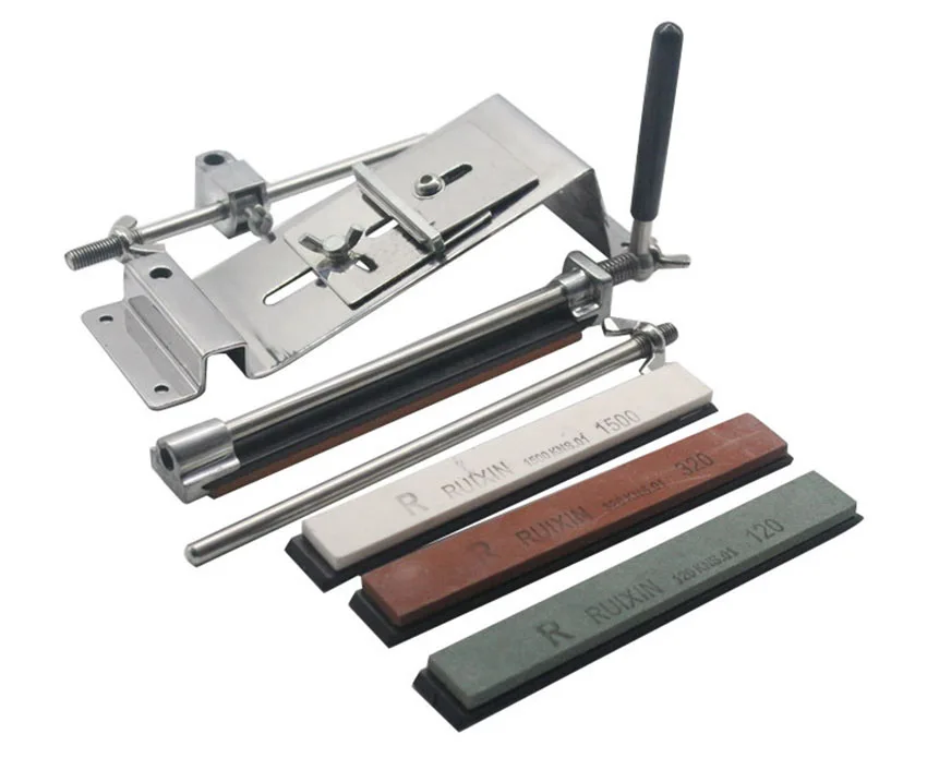Точилка для ножей Профессиональная система заточки из нержавеющей стали Ruixin кухонные инструменты аксессуары для шлифовальных ножей заточные наборы