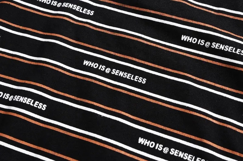 Letter Striped Printed Tshirts 4