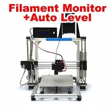 HICTOP Prusa I3 Алюминия 3D Принтер, 1.75 мм накаливания, auto level и нити управления