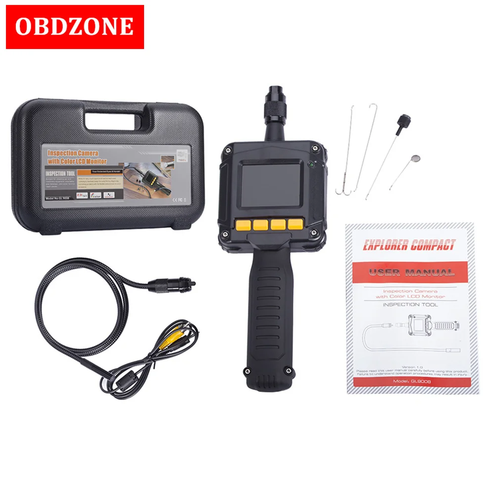 High Quality GL9008 Endoscope Digital Videoscope With 8.0mm Diameter Imager Head Inspection Camera AV Handheld CMOS | Автомобили и