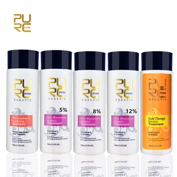 

PURC Keratin Straightening Treatment Healing Hair Blow Dry Purifying Shampoo 100ml Hot New