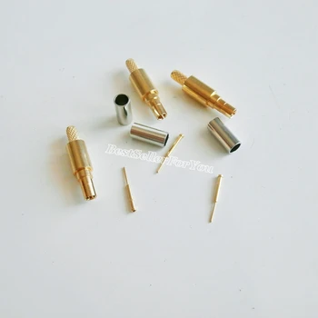 

CRC9 male plug Connector straight crimp for RG316 RG174 RG178 RF Coaxial Cable