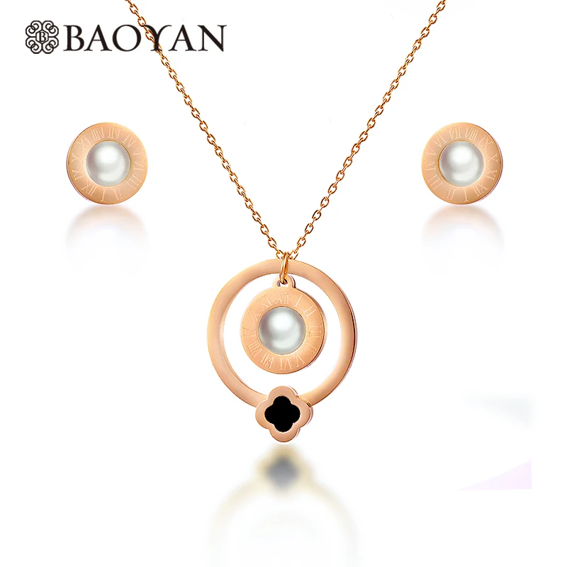 BAOYAN Винтаж цветок круглый римские цифры роза Цвет серебристый золотой оникс