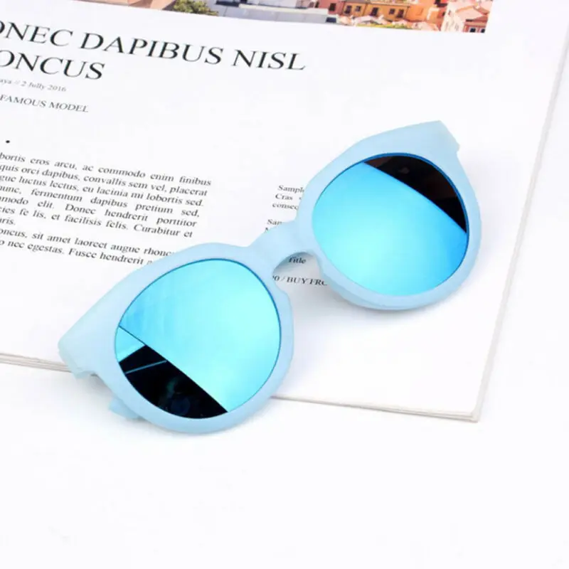 Fashion Children's Boys Girls Sunglasses Shades Bright Lenses UV400 Protection Sunglasses colored Kid Beach Toys 2-8Y 6
