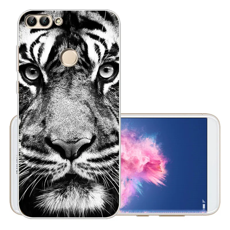 Arvin Soft Protective Case FOR Huawei P Smart Painting Silicone Back Cases FOR  Enjoy 7s FOR P9 lite Y3 Y5 Y6 2017 P8 lite 2017  (13)