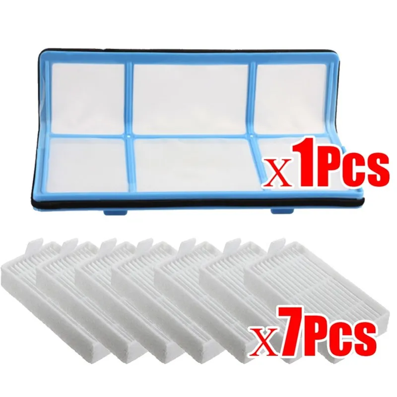 

1*Primary filter+7* Efficient Hepa Filter for chuwi ilife v5 v5s V3 V3s v5 pro V50 V55 x5 robot vacuum cleaner Parts