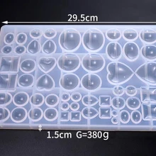 Геометрическая круглая квадратная Овальная Капля слеза формочка для силиконовой Подвески Смола силиконовая форма ручной работы DIY эпоксидная смола для изготовления ювелирных изделий полимерные формы