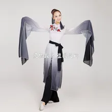 Best Offers woman Gradient ink water sleeves costumes Chinese Classical dance clothes Plum tears embroidery Hanfu ancient fairy set Best Offers woman Gradient ink water sleeves costumes Chinese Classical dance clothes Plum tears embroidery Hanfu ancient fairy set