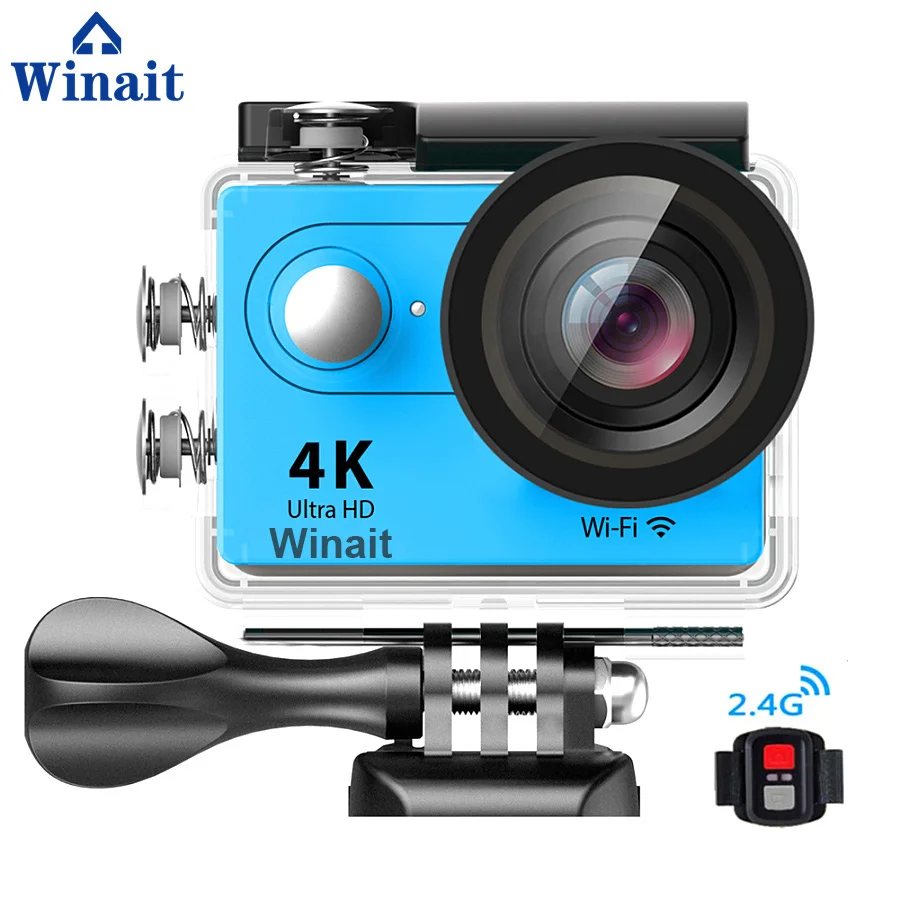 Спортивная Экшн камера H9R с дистанционным управлением 4 K Wi Fi 2 дюймовым дисплеем