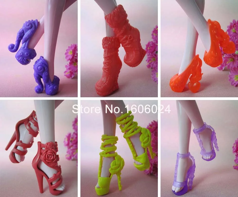 6-styles-Beautiful-shoes-for-Monster-High-dolls-2015-new-High-Quality-doll-accessories-for-Monster