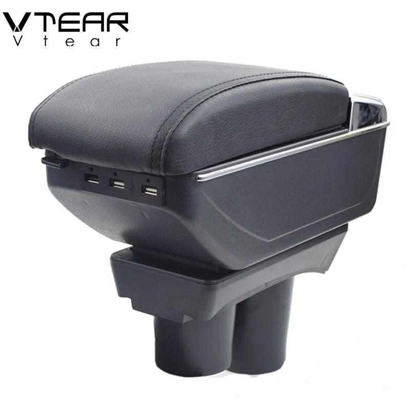 Universel Accoudoir Central Console Relevable Boîte Rangement organisateur Noir Universel Accoudoir Central Console Relevable Boîte Rangement organisateur Noir