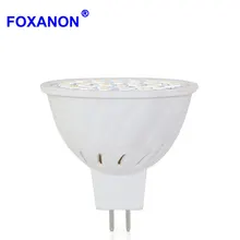 Foxanon Светодиодный точечный светильник GU10 MR16 E27 GU 5,3 светодиодный потолочный светильник 220V 110V 12V светодиодный s светильник Лампочка 8W 6W 4W точечный светильник ing 2835 SMD лампада