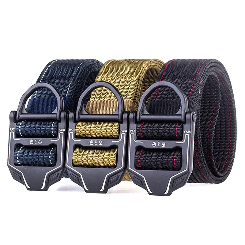 

New Arrival Military Equipment Army Belt Men's Heavy Duty US Soldier Combat Tactical Belts Sturdy Nylon Waistband