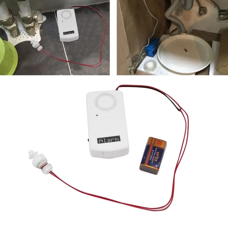 

Float Ball Leakage Alarm Home Security Water Leakage Protection Water Level Leak Sensor Detection Flood Alert Overflow Alarm