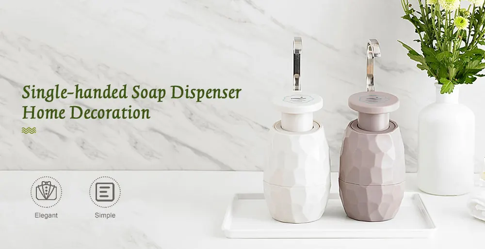 Jordan Judy Creative One-hand Soap Dispenser Facial Cleanser Shower Gel Bottle