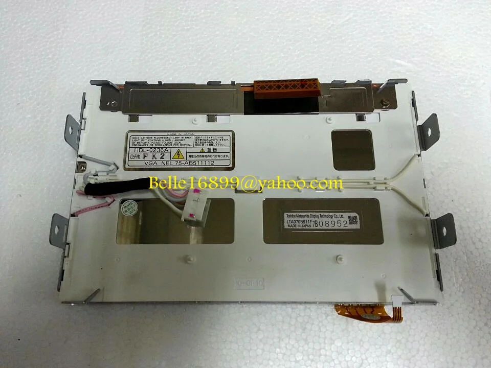 Matsushita ЖК дисплей LTA070B511F LTA070B512F 7 дюймовый экран монитор с сенсорной панелью для Lexus