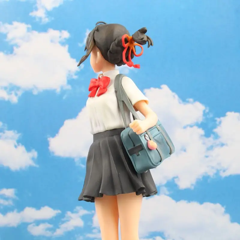 22-23 см 2 шт./лот ПВХ японского аниме figur kimino na wa Miyamizu Mitsuha ваше имя Tachibana Taki фигурка модель