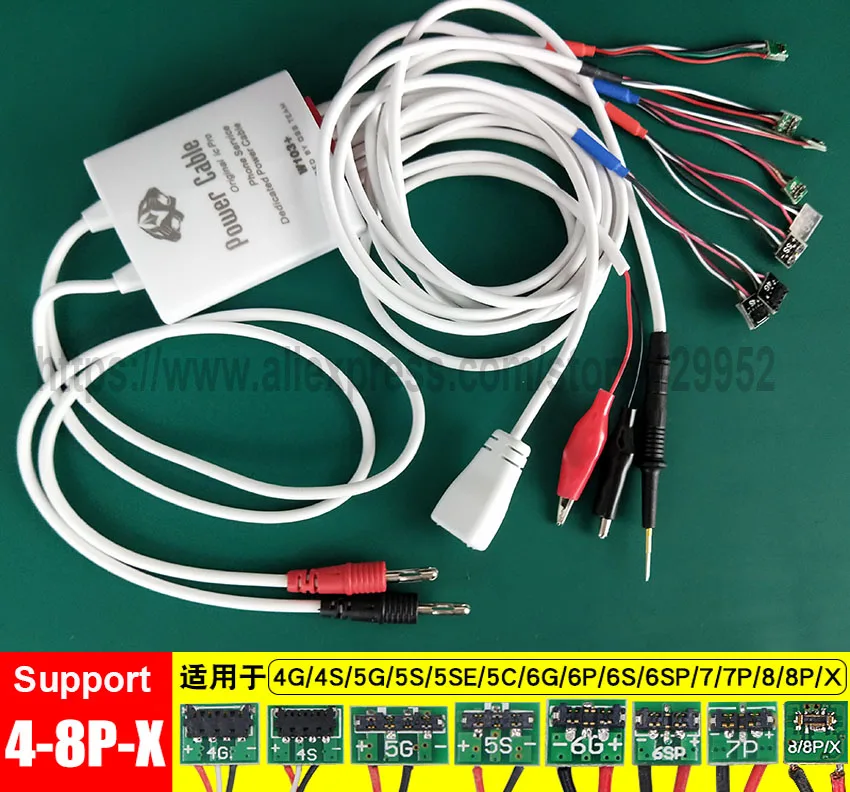 Repair-Kits Professional Phone Service Dedicated Power Cable for iPhone X /& 8 Plus /& 8 /& 7 Plus /& 7 /& 6s Plus /& 6s /& 6 Plus /& 6 /& 5S /& 5SE /& 5C /& 5 /& 4S /& 4