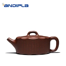 250 мл аутентичный китайский чайник для заварки чая Фиолетовый Глиняный заварочный чайник НЕОБРАБОТАННАЯ руда винтажный пуэр чайник все ручной работы Zisha Tieguanyin Art Pot на день рождения подарки