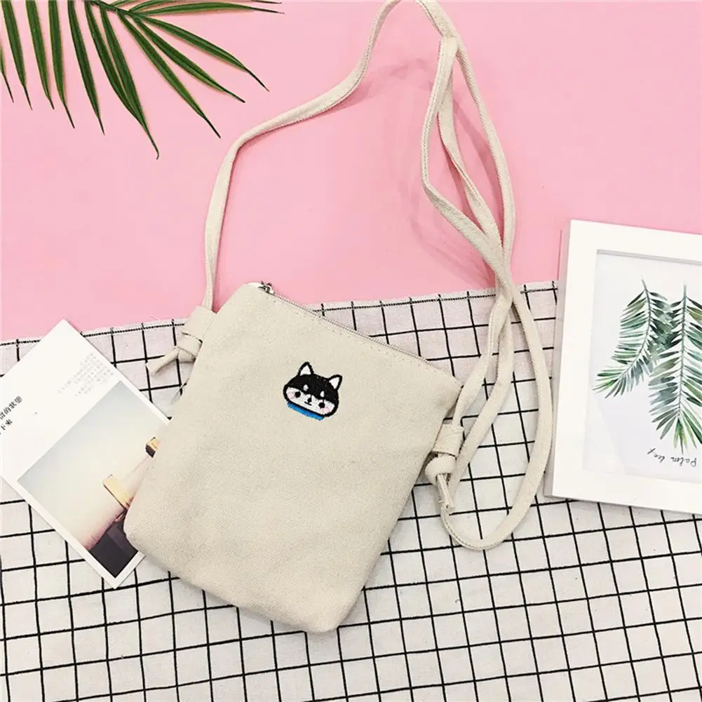 

Women Fashion Canvas Cartoon Mini Lightweight Crossbody Shoulder Messenger Bags