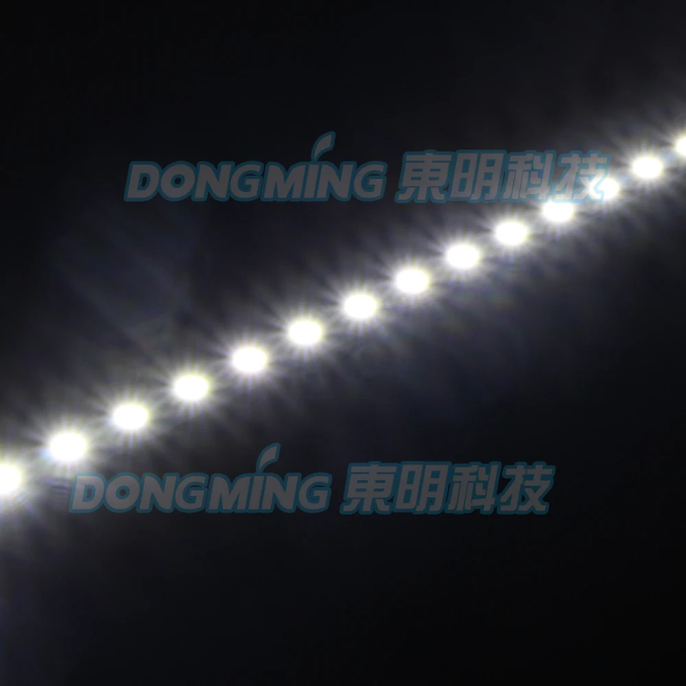 50 шт./лот 72 светодиода 1 м Светодиодная балка 7020 SMD IP22 12 В алюминиевый профиль