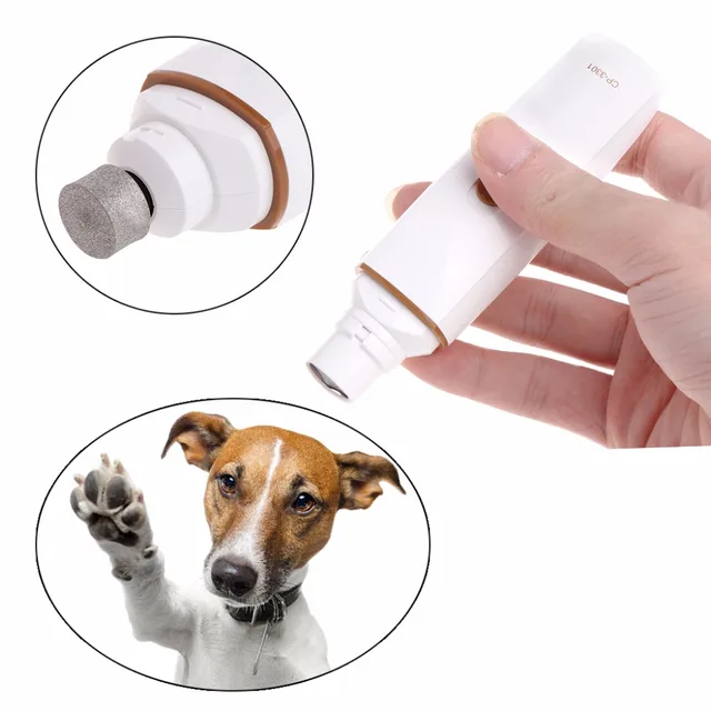 High Rotation Speed Pet Nail Grinder Electric Grooming Paws Dog Puppy Cat Trimmer Clipper Safe Care