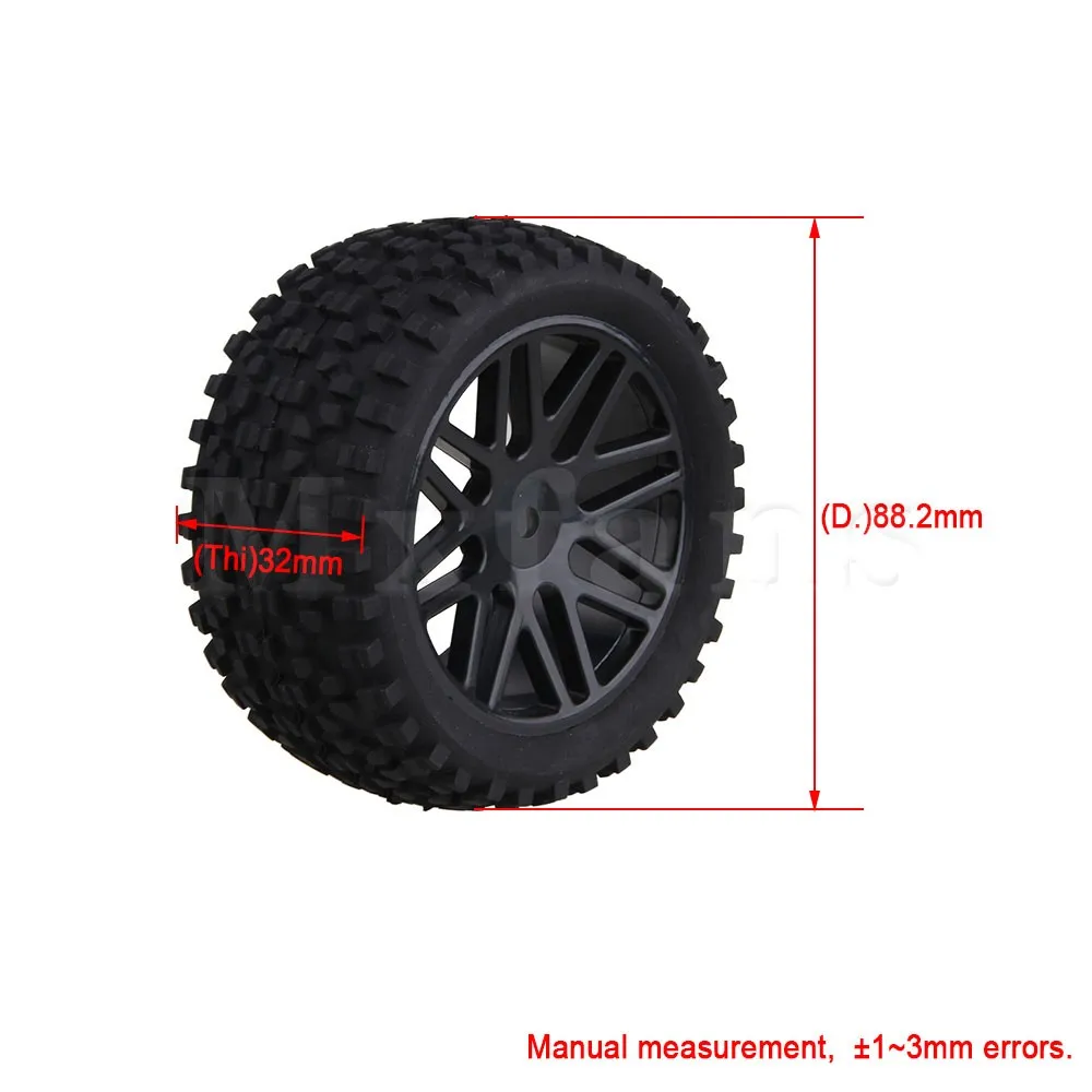 Mxfans 4 шт сетки формы обода колеса и резиновые шины для RC 1:10 внедорожника|rims jetta|tire