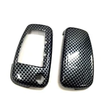 Жесткий пластиковый БЕСКЛЮЧЕВОЙ дистанционный ключ Fob оболочки защитный кожух(блестящий углерод волокно шаблон) для Audi квадратной клавиатуры