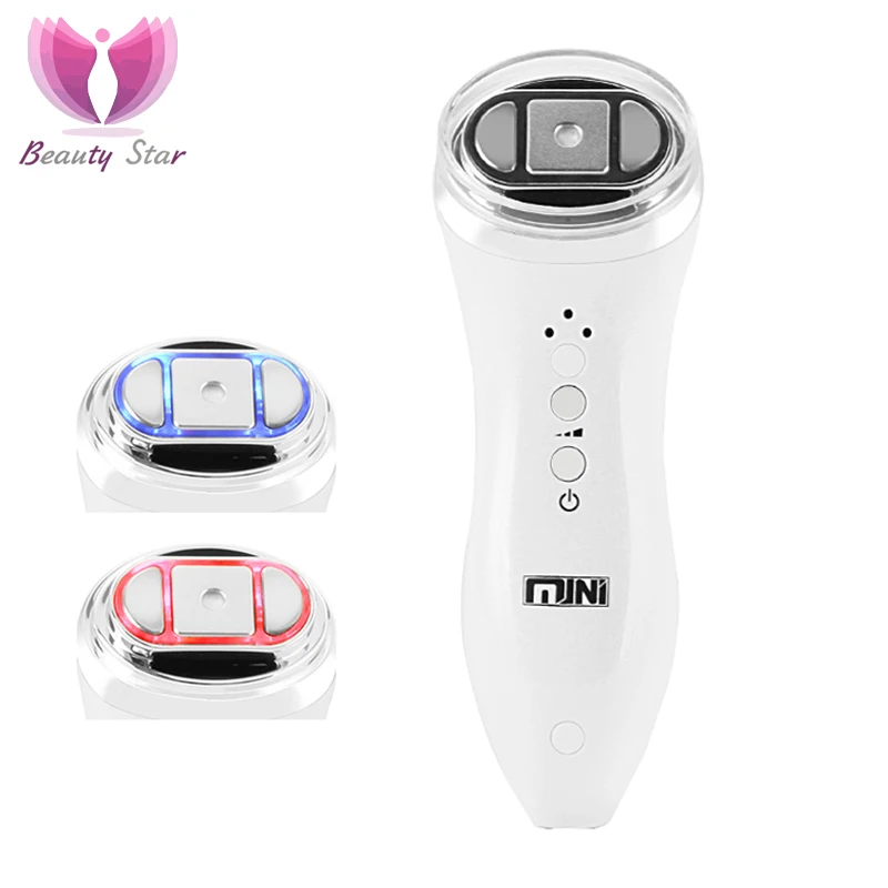

Beauty Star Mini HIFU Ultrasonic Bipolar RF Radio Frequency Face Skin Care Massager Hifu Anti Wrinkle Skin Tightening Device