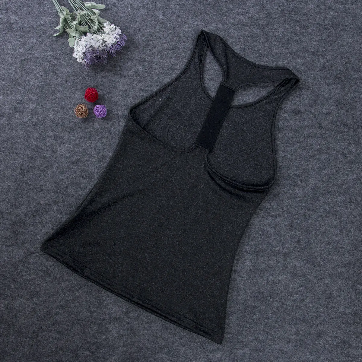 Sportswear Women Solid Stretch Bandage Yoga Tank Top T Shirt Back Hollow Vest Tanks Sport Clothes Fitness топ