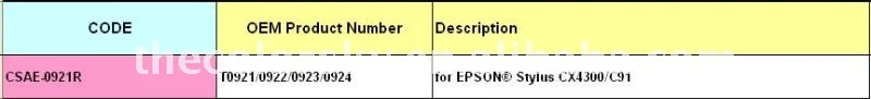 ARC-0921R) Автоматическое пополнение чернил чип картриджа для epson t0921 t0922 t0923 T0924 Stylus CX4300 C91 V6.0