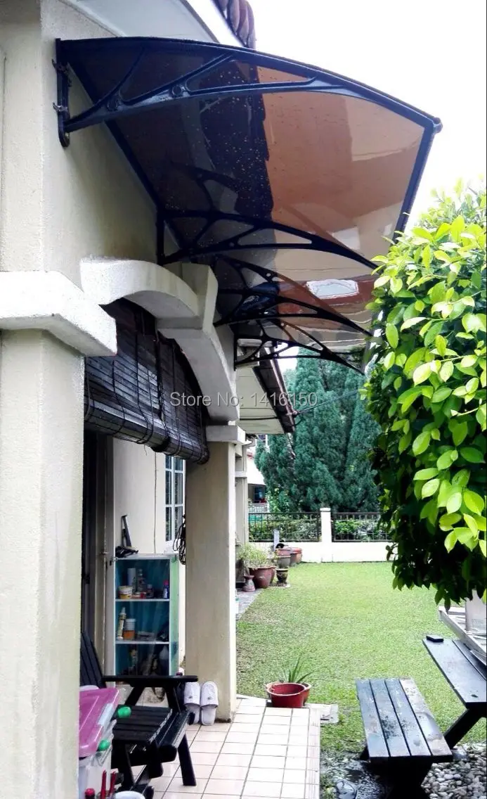

DS100300-P,100x300cm.Perfect Withstand Sun Heat Engineering Plastic Bracket DIY Door Canopy