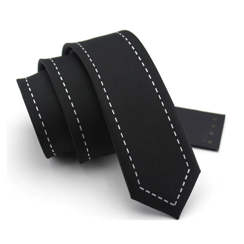 Высокое качество новое поступление галстуки для мужчин 5,5 см тонкие Дизайнеры галстуков фирменные галстуки мужские шелковые галстуки s Галстуки Gravata подарочная коробка - Цвет: Color N