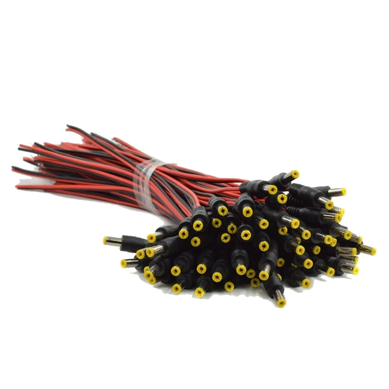 

5.5 / 2.1mm DC 12v Power Adapter Male Connector Extension Cord Cable for CCTV / LED / Light